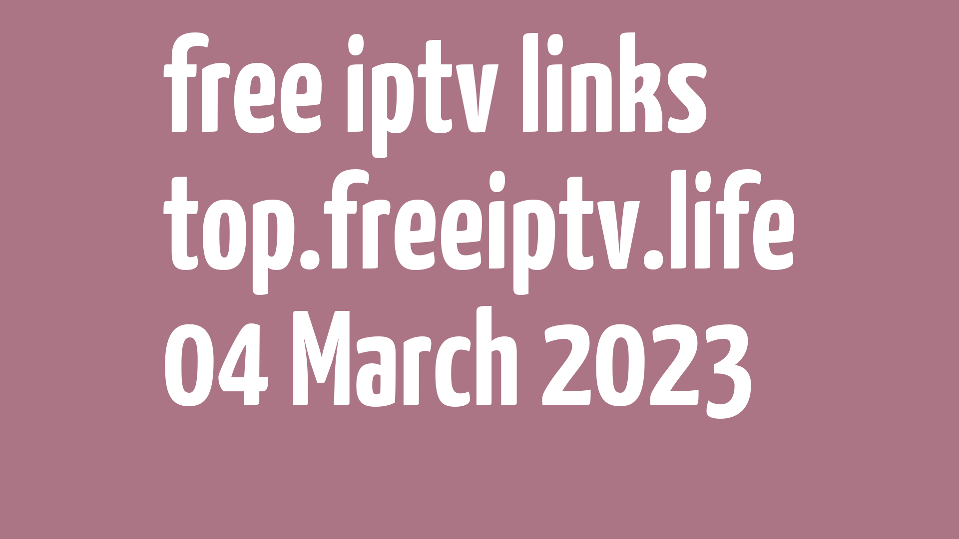 free iptv links 030323